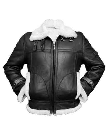 Mens B3 Black And White Bomber Jacket