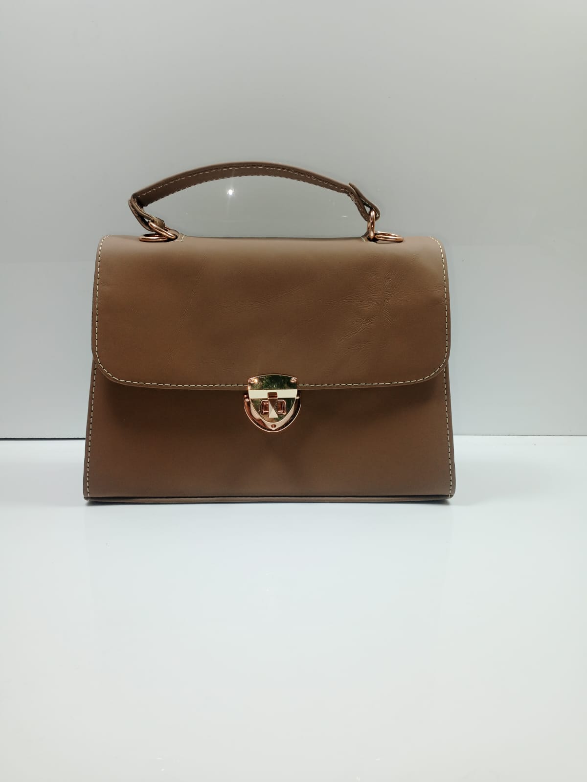 Premium Leather Handbag for Women – Available in Black & Brown | Elegant Classic Design - Image 2
